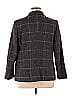 Jessica London Plaid Gray Wool Blazer Size 14 (petite) - photo 2