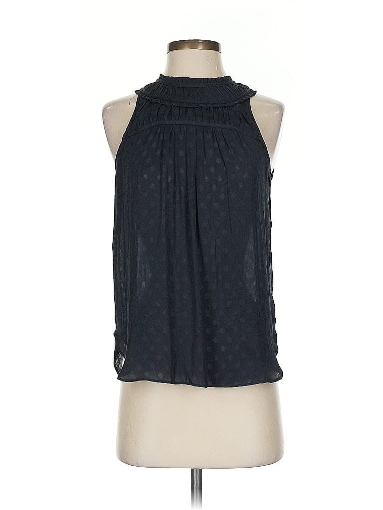 Pre-owned Maeve By Anthropologie Sleeveless Blouse In Black