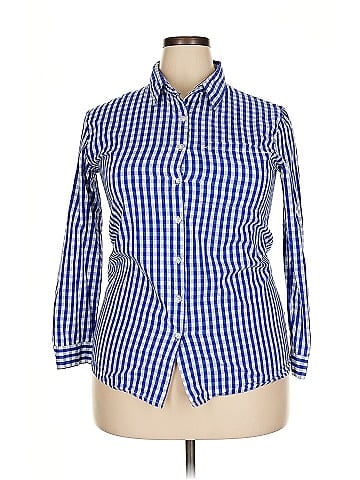 HaoDuoYi 3/4 Sleeve Button-Down Shirt (view 1)