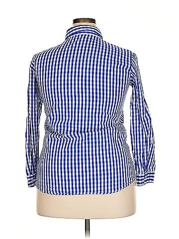 HaoDuoYi 3/4 Sleeve Button-Down Shirt (view 2)