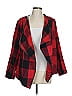 CARMiN Plaid Red Blazer Size L - photo 1
