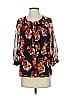 Madewell 100% Polyester Black 3/4 Sleeve Blouse Size XXS - photo 1