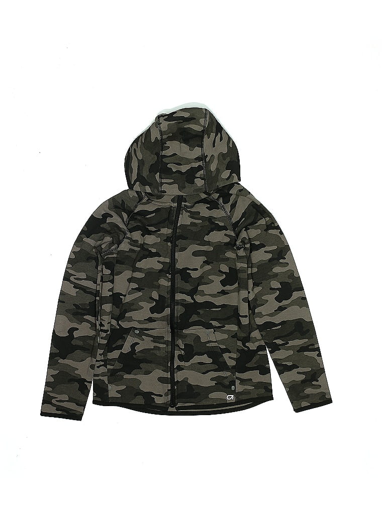 Gap Fit Green Zip Up Hoodie Size 10 - photo 1