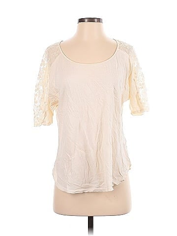 Velvet Short Sleeve Top (view 1)
