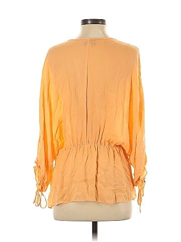Elizabeth and James 3/4 Sleeve Silk Top (view 2)