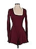 Free People Solid Burgundy Romper Size S - photo 1