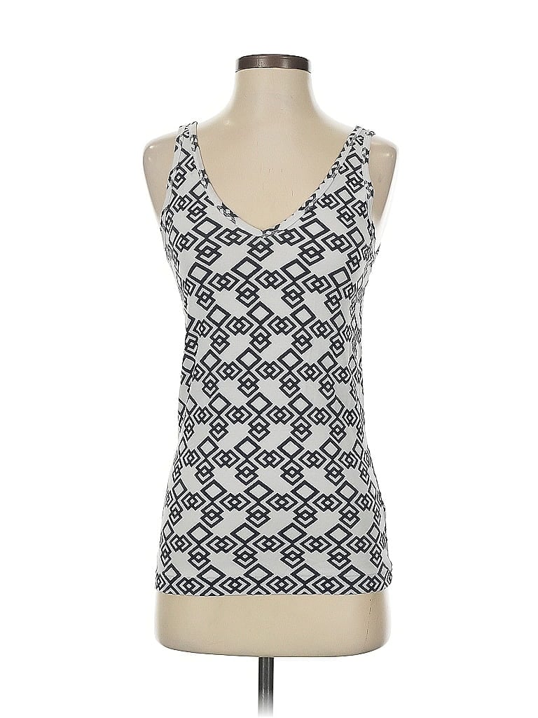 Pre-owned Banana Republic Tank Top White Strapless Neckline Tops