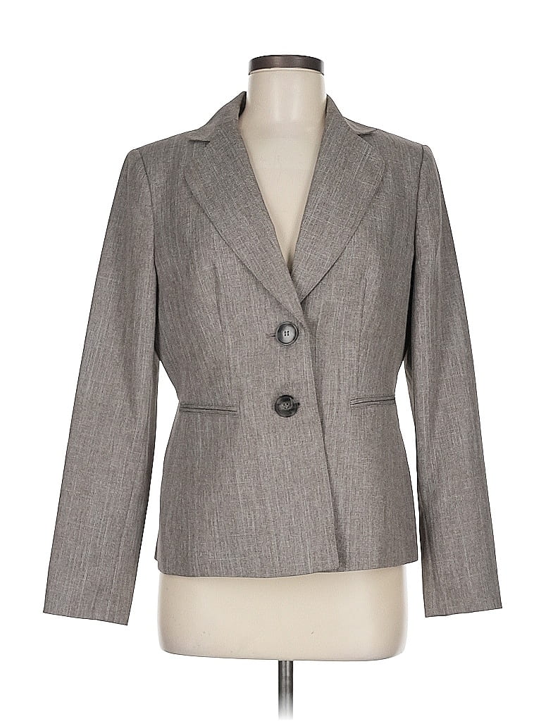 Pre-owned Evan Picone Blazer Jacket In Gray