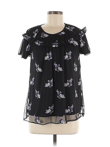 MICHAEL Michael Kors Short Sleeve Blouse (view 1)