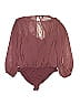 Ann Taylor Factory 100% Polyester Burgundy Bodysuit Size XXL - photo 1