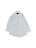 Lord & Taylor 100% Cotton Stripes Gray Short Sleeve Button-Down Shirt Size 5 - photo 1