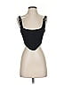 White Fox Black Sleeveless Blouse Size S - photo 1