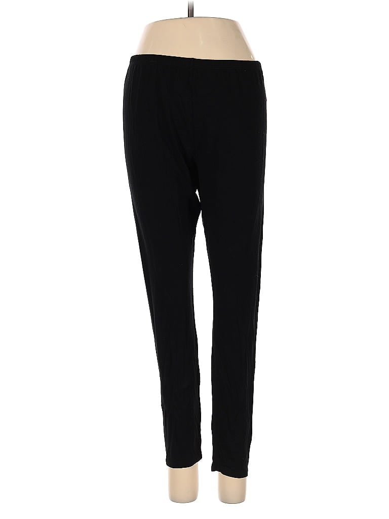 Pre-owned Eileen Fisher Track Pants In Black