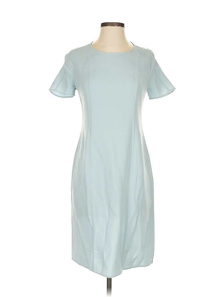 Pre-owned Ann Mashburn Casual Dress In Blue