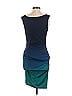 Kimi + Kai Maternity Color Block Teal Cocktail Dress Size S - photo 2