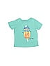 First Impressions Teal Short Sleeve T-Shirt Size 3-6 mo - photo 1