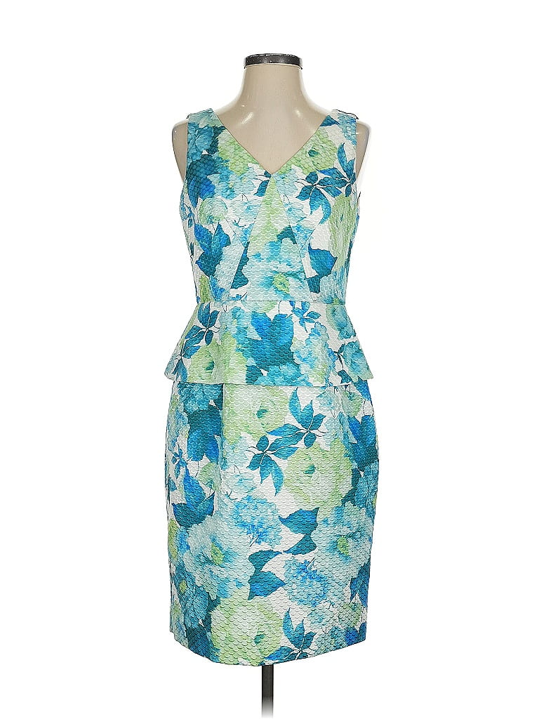 Antonio Melani Tropical Blue Cocktail Dress Size 4 - photo 1
