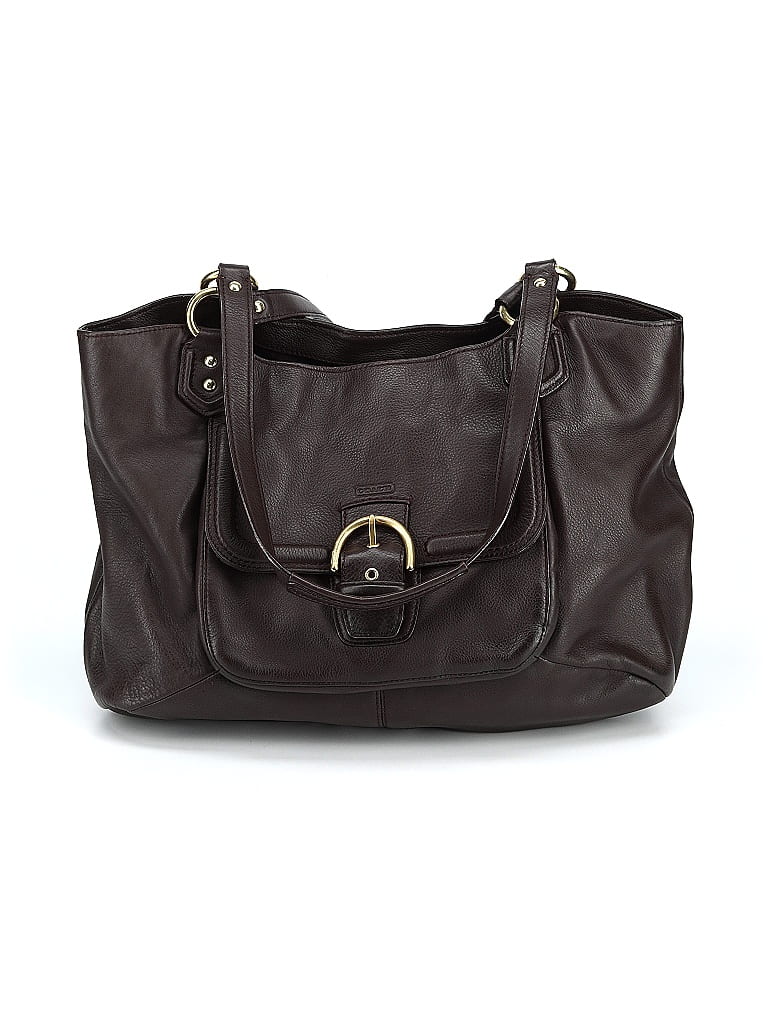 Coach Factory 100% Leather Brown Leather Shoulder Bag One size - 42% ...