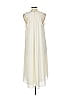 Halston Heritage 100% Polyester Solid Ivory Casual Dress Size 12 - photo 2