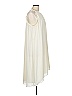 Halston Heritage 100% Polyester Solid Ivory Casual Dress Size 12 - photo 4
