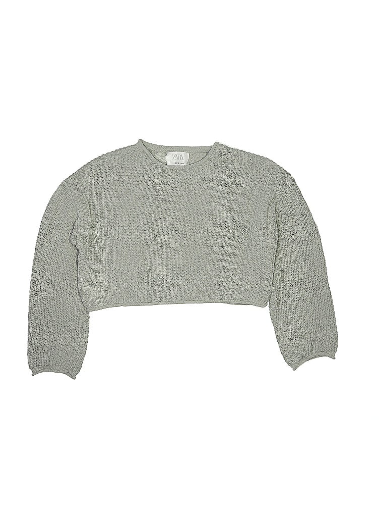 Pre-owned Zara Kids' Pullover Sweater In Gray