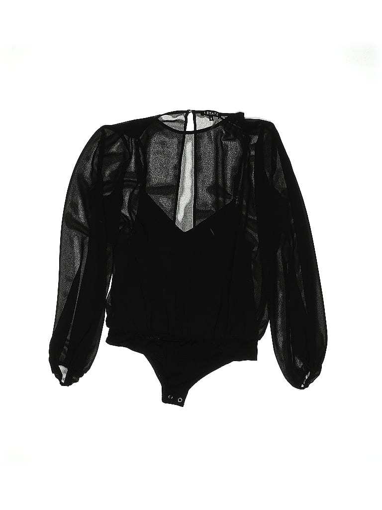 Pre-owned 1.state Bodysuit In Black