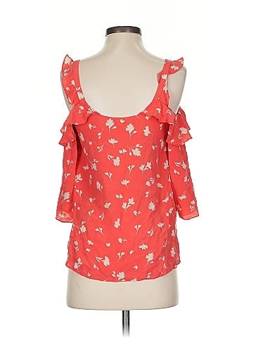 Shoshanna 3/4 Sleeve Silk Top (view 2)