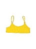 Unbranded Yellow Swimsuit Top Size M - photo 1