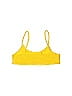 Unbranded Yellow Swimsuit Top Size M - photo 2
