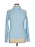 New York & Company 100% Acrylic Blue Turtleneck Sweater Size XL - photo 1