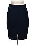 H&M Solid Blue Formal Skirt Size 6 - photo 2