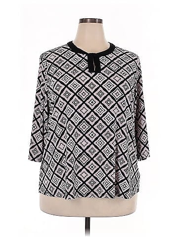 Kasper 3/4 Sleeve Blouse (view 1)