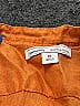 Gap - Maternity 100% Linen Orange Sleeveless Blouse Size XL - photo 3