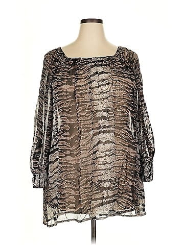 Newport News 3/4 Sleeve Blouse (view 1)