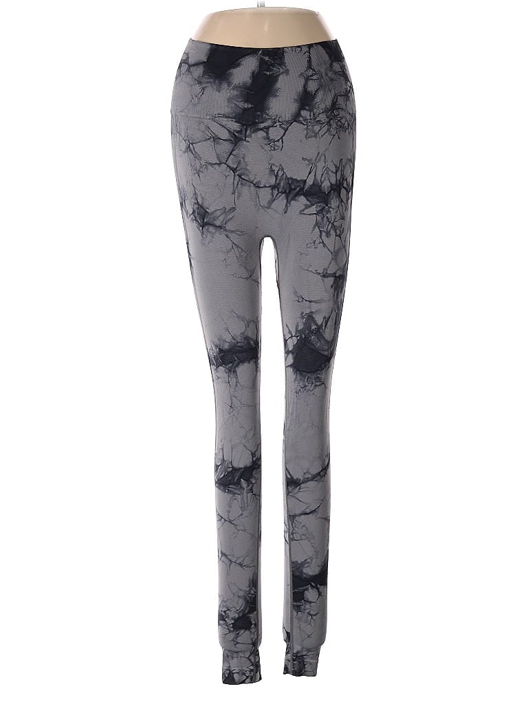 Pre-owned Assorted Brands Leggings In Gray