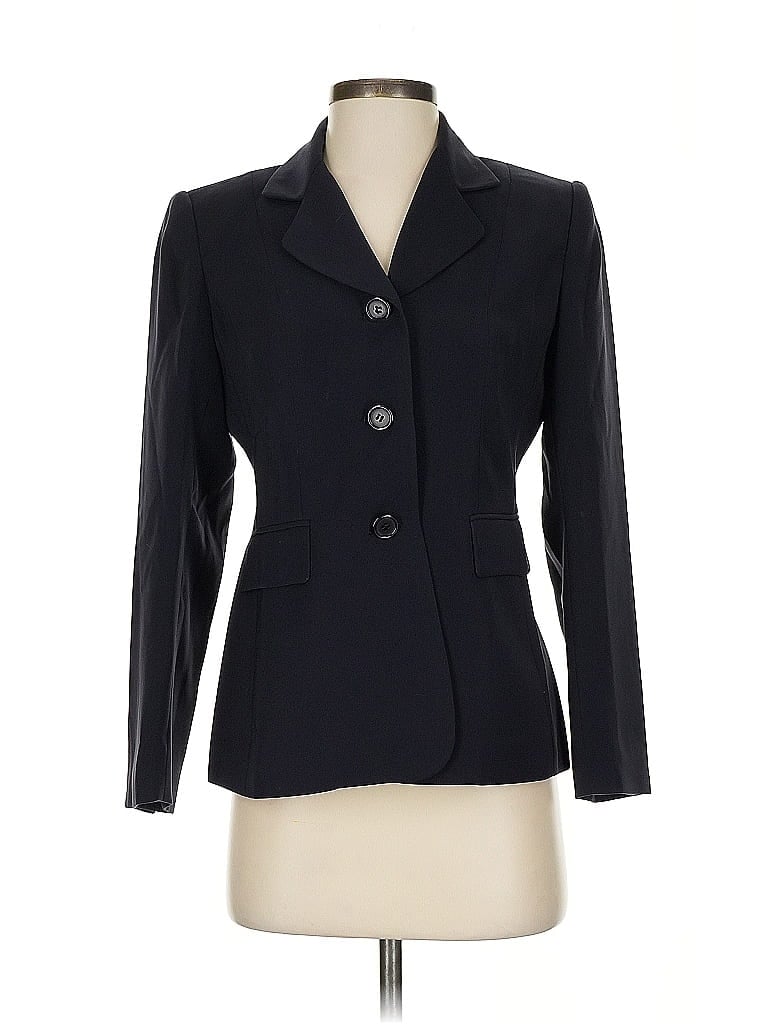 Click to view more detailed imagery on our partner's website Pre-owned Kasper Blazer Jacket In Black