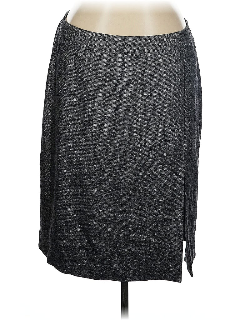Judy's Group Inc Solid Gray Casual Skirt Size 16W - photo 1
