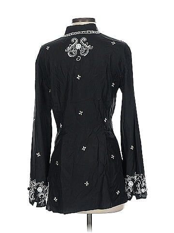 Lafayette 148 New York Long Sleeve Blouse (view 2)