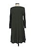 Willi Smith Solid Gray Casual Dress Size S - photo 2