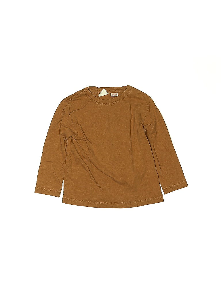 Zara Baby Brown Long Sleeve T-Shirt Size 3 - photo 1