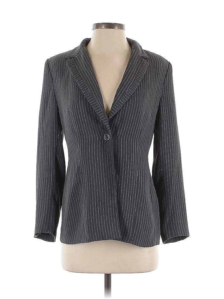 Pre-owned Kasper Blazer Jacket In Gray