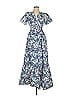 Anthropologie 100% Cotton Paisley Blue Casual Dress Size XXS - photo 1