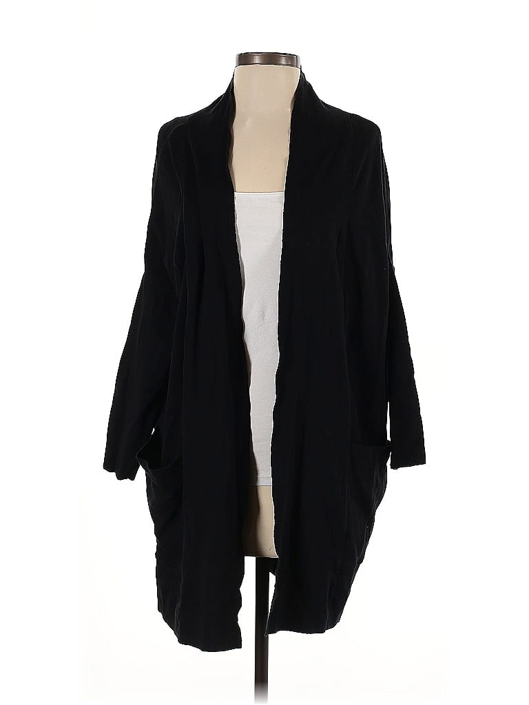 Pact 100% Organic Cotton Black Cardigan Size XS - photo 1