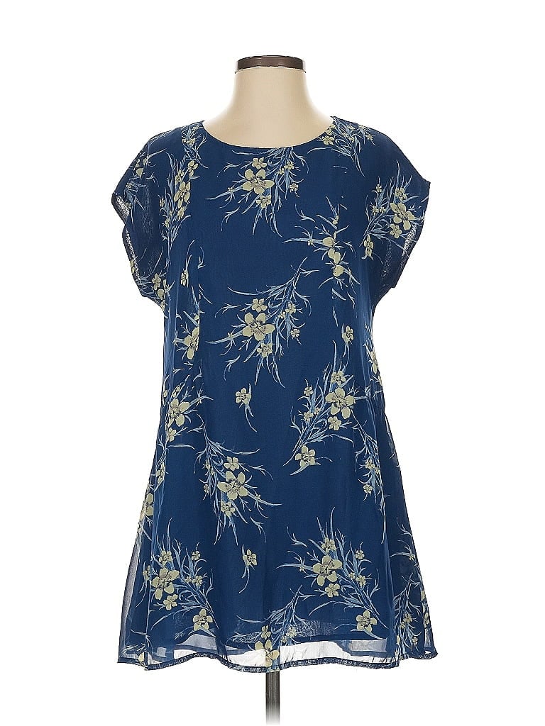 Pre-owned Band Of Gypsies Casual Dress In Blue