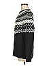 Talbots Chevron-herringbone Black Pullover Sweater Size M - photo 5