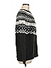 Talbots Chevron-herringbone Black Pullover Sweater Size M - photo 4