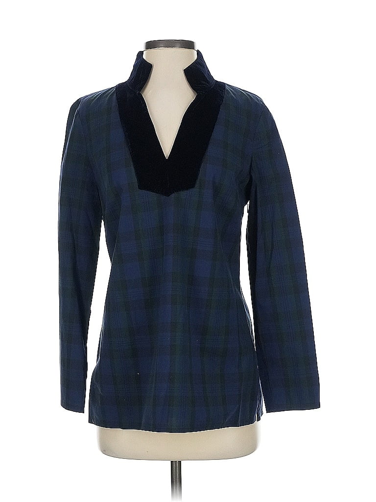 Sail to Sable Blue Long Sleeve Blouse Size S - photo 1