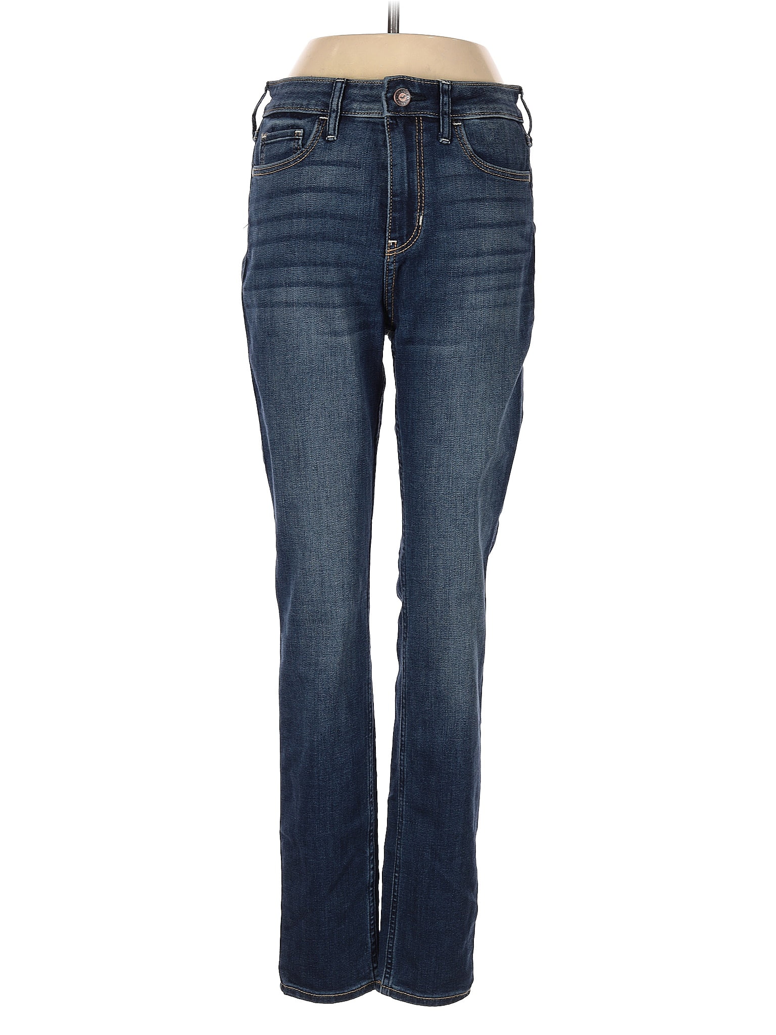 Hollister Solid Blue Jeans Size 25 waist
