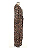 American Eagle Outfitters 100% Viscose Paisley Brown Casual Dress Size L - photo 4