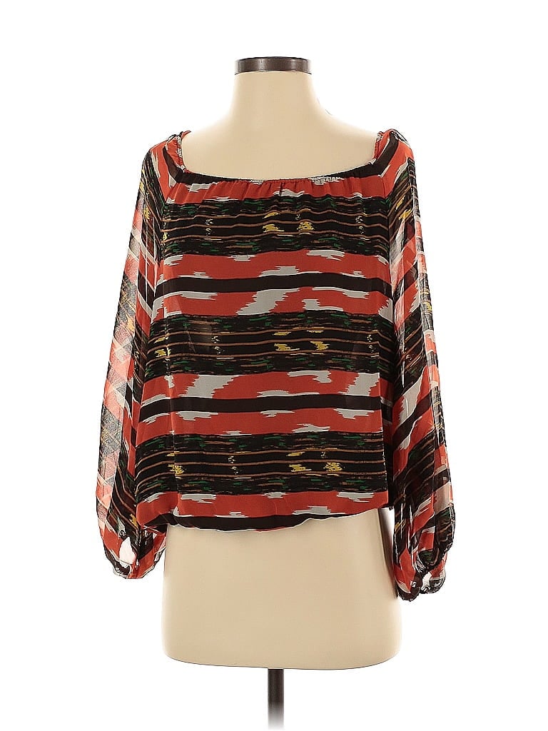 Pre-owned Vince Camuto 3/4 Sleeve Blouse In Red